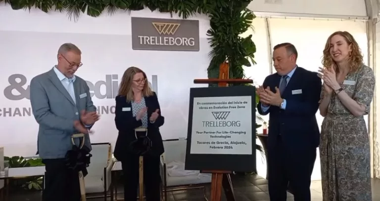 Empresa médica sueca Trelleborg instalará en Costa Rica su primera planta en Latinoamérica