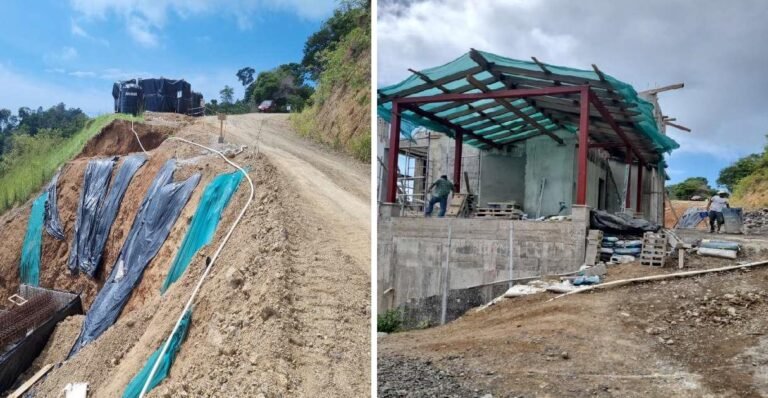 Afectación de vías públicas por construcción de viviendas en Garabito pone en riesgo paso de vehículos de emergencia