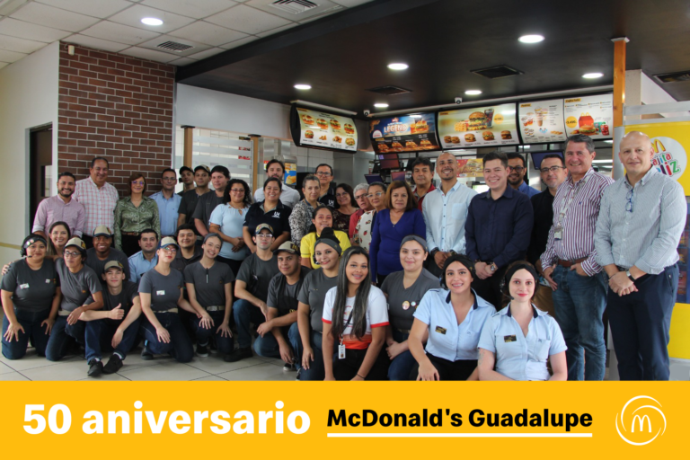 Arcos Dorados celebra junto a la comunidad sus 50 años en Guadalupe