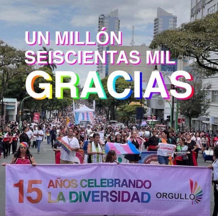 Organización de Marcha LGTBIQ+ asegura que participaron 1.600.000 personas