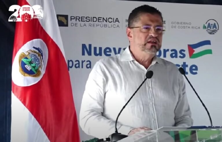 Chaves: Saciar la sed de Guanacaste es una de las deudas históricas que tiene Costa Rica