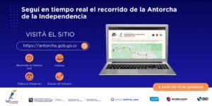 Costarricenses podrán seguir el recorrido de la antorcha de forma virtual por segundo año consecutivo