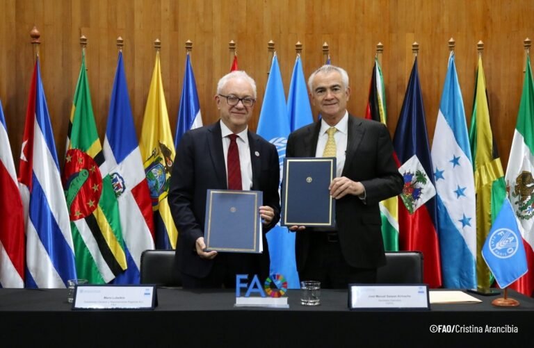 FAO y CEPAL firman acuerdo de cooperación para avanzar unidos en el cumplimiento de los ODS