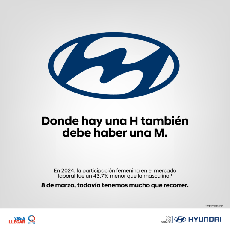 8M: Hyundai Grupo Q cambia su logo por la equidad de género