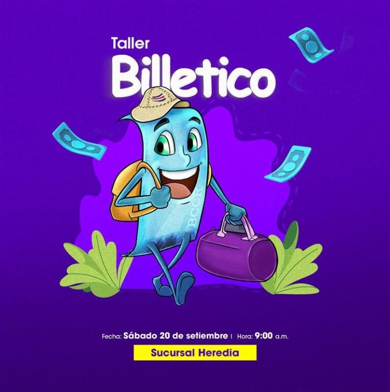 Coocique lanza “Billetico” taller gratuito para niños