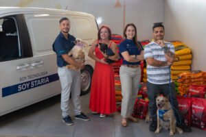 Zaguatón rompe récord: 12 toneladas de alimento alimentarán a 2400 perros