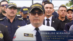 Sindicatos celebran destitución de director de la Policía de Tránsito, Oswaldo Miranda Víquez