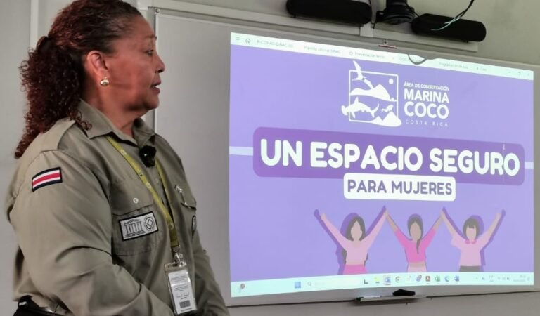Área de Conservación Marina Coco implementa programa “Espacio Seguro para las Mujeres”
