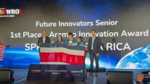 Costa Rica se coronó campeón mundial de robótica en Singapur con un vivero espacial inteligente