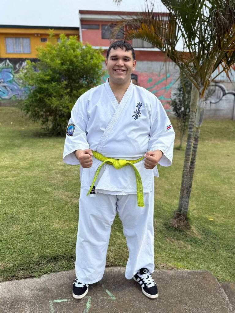 Joven de 22 años representará a Costa Rica en la Oyama Cup Fujimae tras destacada trayectoria en karate kyokushin