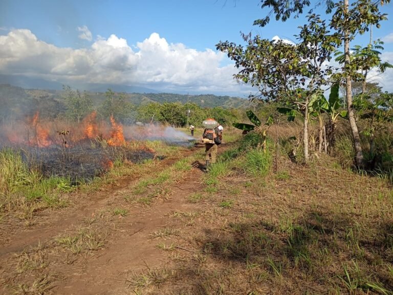 Denuncian incendio provocado en finca de líder indígena Brörán Pablo Sibar Sibar