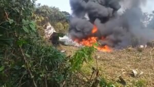 Accidente aéreo en Colombia: Avión Hércules de la Fuerza Aérea se estrella en Putumayo, hay heridos