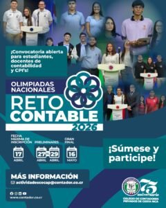 Olimpiadas contables abren sus inscripciones para estudiantes de colegios técnicos, universidades y profesores