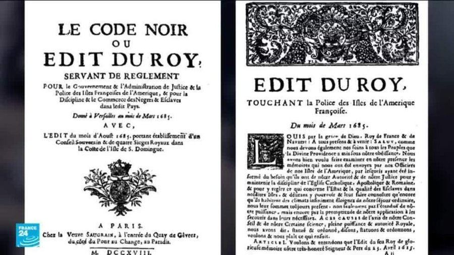 Francia vota por unanimidad abolir el “Código Negro”, una ley colonial sobre la esclavitud