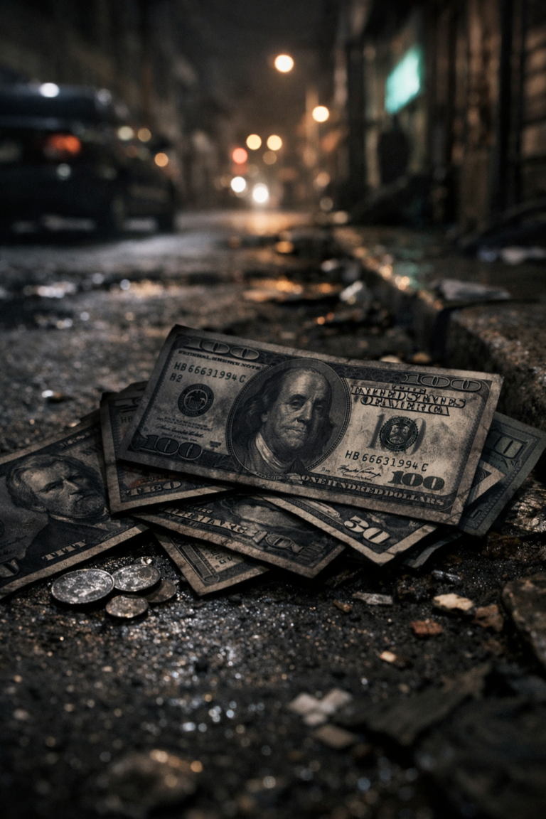 Los dólares oscuros en la calle