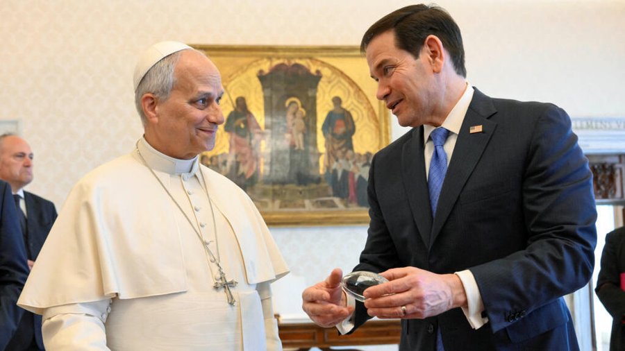 Rubio subraya a León XIV su “compromiso” con la buena relación ante el Vaticano tras tensiones por Trump