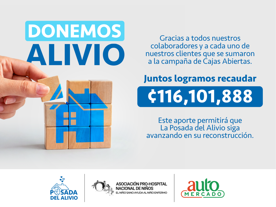 Campaña recauda más de ¢116 millones para la reconstrucción de La Posada del Alivio
