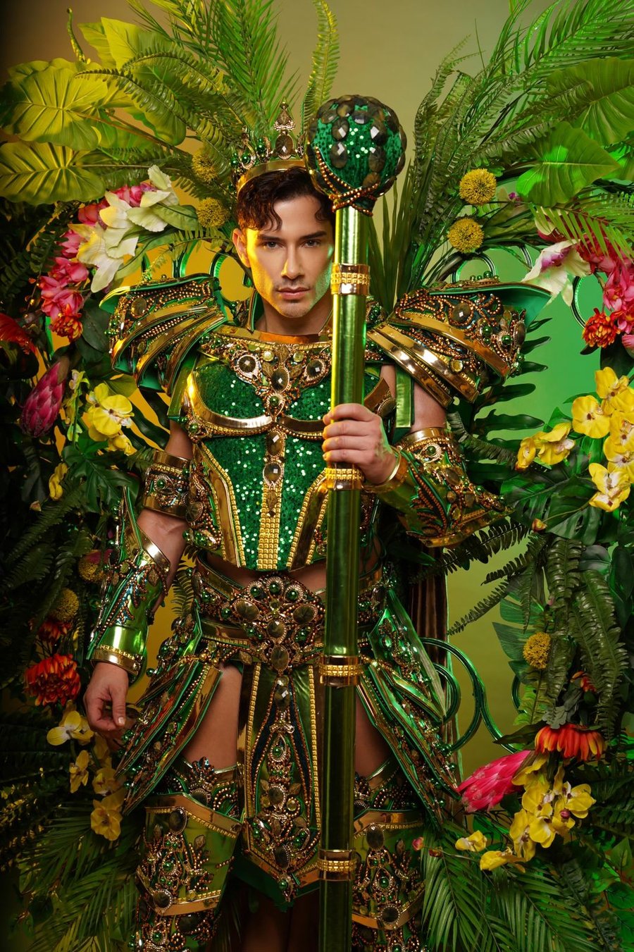 El Guardián de Jade es el traje que representa a Costa Rica 
