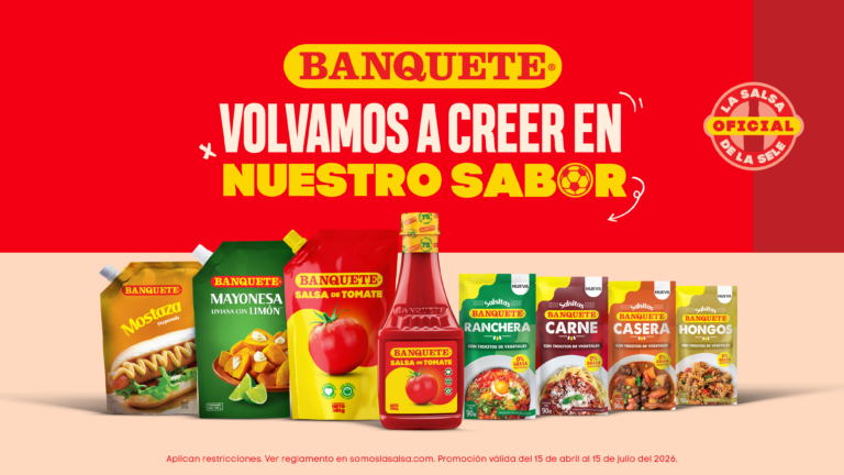 Banquete celebra la pasión por el fútbol con su campaña “Volvamos a creer en nuestro sabor”