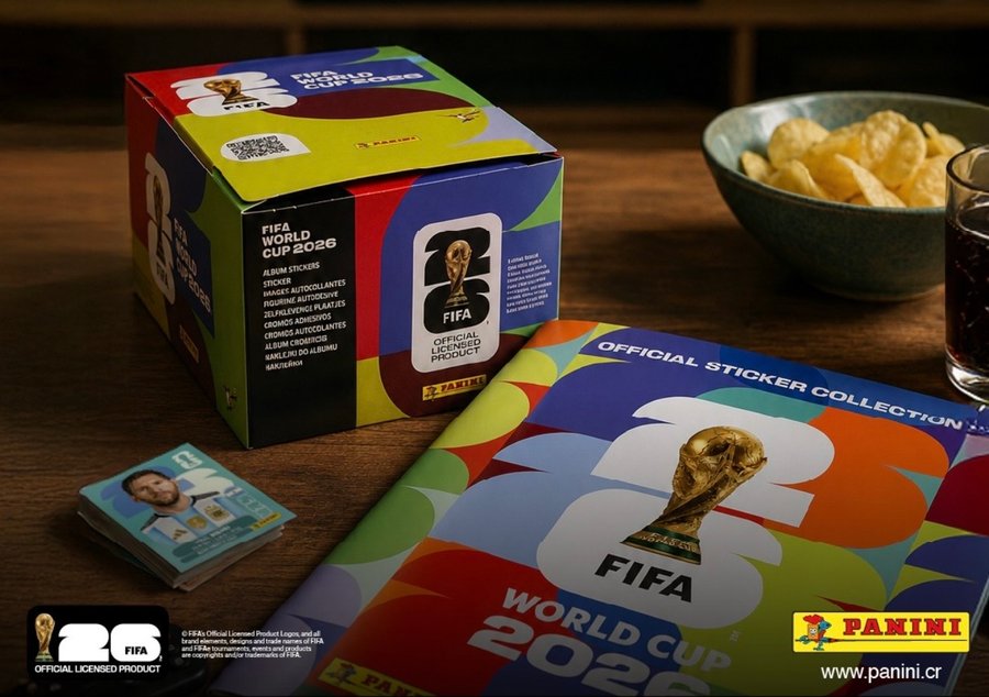 Panini rompe récord de ventas del álbum en Costa R