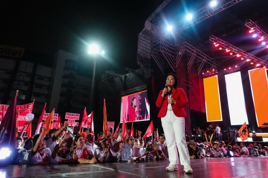 Keiko Fujimori mantiene ventaja sobre Roberto Sánchez con el