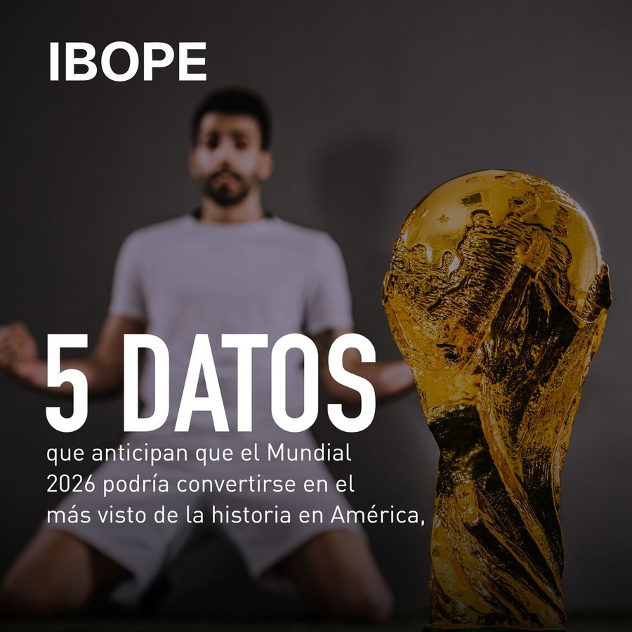 ¿Será el Mundial 2026 el más visto de la historia 