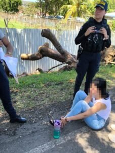 Detienen a hija de alias “Diablo” armada en las cercanías de La Reforma