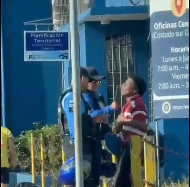 Indignación por video que muestra aparente agresión de oficial municipal en Pérez Zeledón