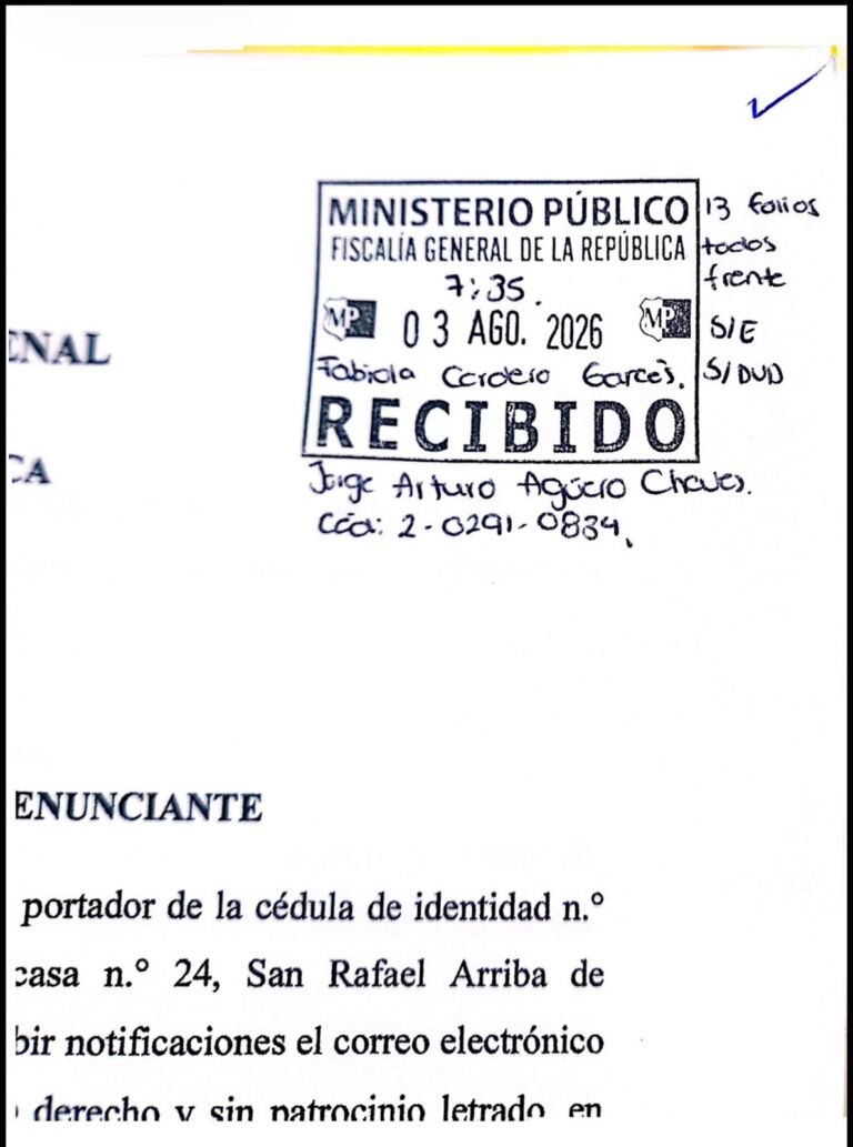 Competencia, no consigna: por qué la denuncia ante el Ministerio Público es la vía correcta