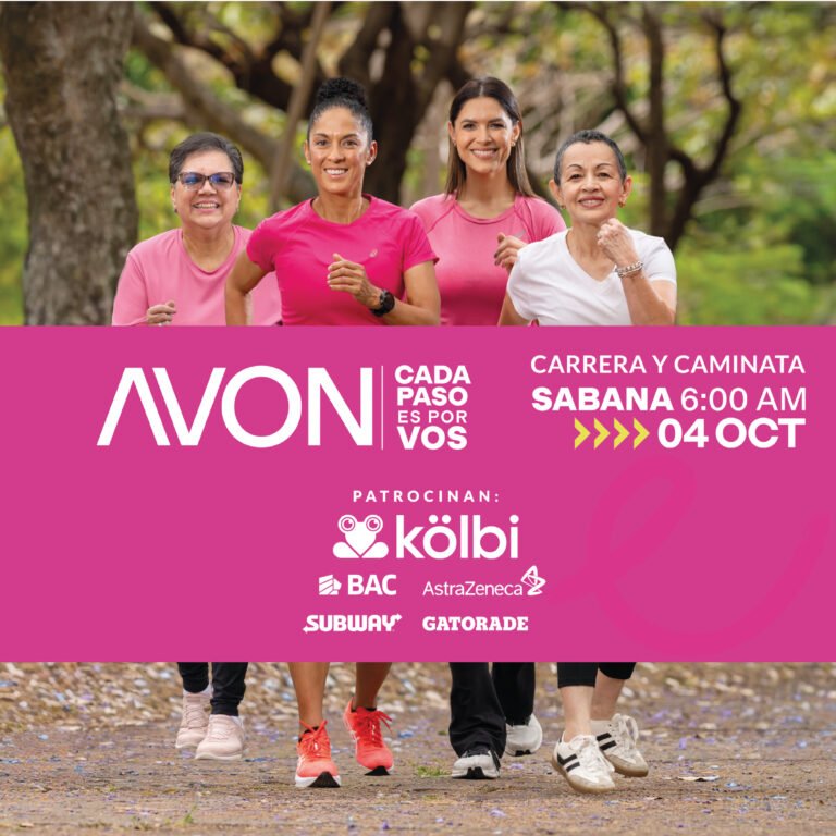 Sábado 29 de agosto en La Sabana: Festival Deportivo AVON por la lucha contra el cáncer de mama