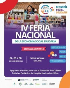 IV Feria Nacional de la Economía Social Solidaria: Más de 300 organizaciones se darán cita en San José con un enfoque solidario